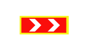 Дорожный знак Обозначение предремонтной зоны 700x1360