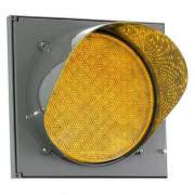 Купить элемент (фонарь) светодиодного светофора, желтый, 200 мм