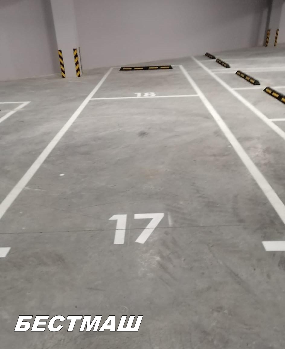 Сплошная линия (1.12) на парковках
