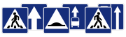 Квадратные дорожные знаки 900x900 мм