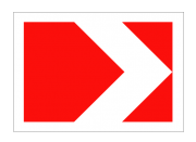 Дорожный знак Направление поворота 500x615