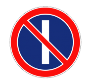 Купить дорожный знак 3.29 Стоянка запрещена по нечетным числам месяца