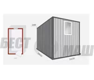 Блок контейнер санитарный 5,8х2,4