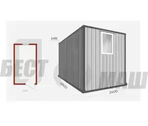 Блок контейнер эконом 5,8х2,4
